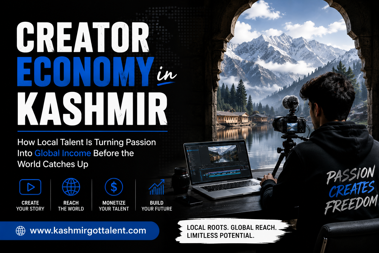 Creator Economy in Kashmir How Local Talent Is Turning Passion Into Global Income Before the World Catches Up